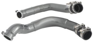 BMW M4 Intercooler Charge Pipe Kit - AEM Induction - Mandrel-Bent Aluminum - Gunmetal Gray - `15-`20